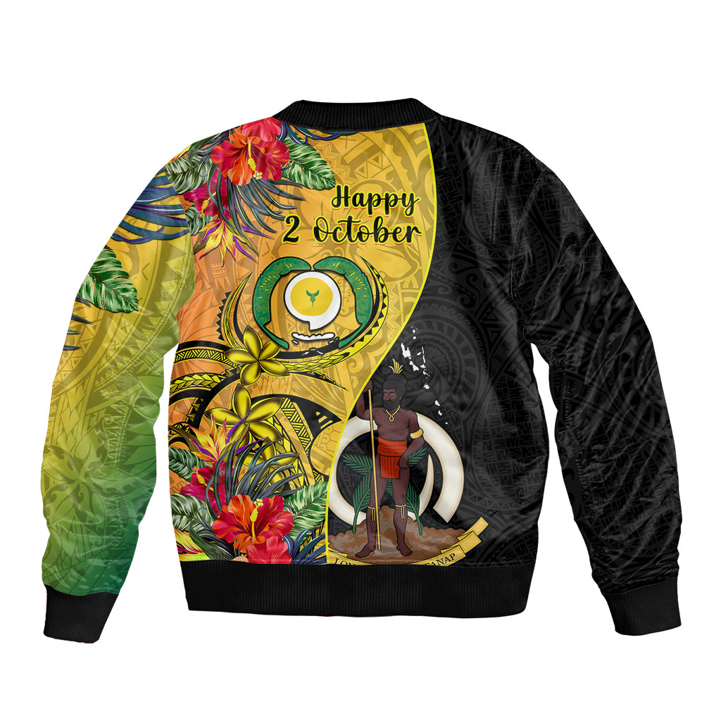 vanuatu-torba-day-sleeve-zip-bomber-jacket-coat-of-arms-mix-tropical-flowers