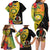 personalised-vanuatu-torba-day-family-matching-long-sleeve-bodycon-dress-and-hawaiian-shirt-coat-of-arms-mix-tropical-flowers