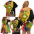 personalised-vanuatu-torba-day-family-matching-off-shoulder-short-dress-and-hawaiian-shirt-coat-of-arms-mix-tropical-flowers