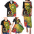 Personalised Vanuatu Torba Day Family Matching Puletasi Dress and Hawaiian Shirt Coat Of Arms Mix Tropical Flowers LT14 - Polynesian Pride