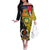 personalised-vanuatu-torba-day-off-the-shoulder-long-sleeve-dress-coat-of-arms-mix-tropical-flowers