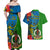 vanuatu-malampa-day-couples-matching-off-shoulder-maxi-dress-and-hawaiian-shirt-coat-of-arms-mix-tropical-flowers