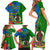 vanuatu-malampa-day-family-matching-short-sleeve-bodycon-dress-and-hawaiian-shirt-coat-of-arms-mix-tropical-flowers