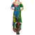 personalised-vanuatu-malampa-day-family-matching-summer-maxi-dress-and-hawaiian-shirt-coat-of-arms-mix-tropical-flowers