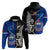 New Zealand And Samoa Rugby Hoodie All Black Tiki Fern Mix Manu Samoa 2023 World Cup LT14 - Polynesian Pride