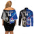 custom-new-zealand-and-samoa-rugby-couples-matching-off-shoulder-short-dress-and-long-sleeve-button-shirts-all-black-tiki-fern-mix-manu-samoa-2023-world-cup