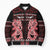 Kia Ora New Zealand Bomber Puffer Jacket Maori Language Week Whero Taniko Motif - Polynesian Pride