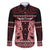 Kia Ora New Zealand Family Matching Long Sleeve Bodycon Dress and Hawaiian Shirt Maori Language Week Whero Taniko Motif - Polynesian Pride