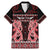 Kia Ora New Zealand Family Matching Mermaid Dress and Hawaiian Shirt Maori Language Week Whero Taniko Motif - Polynesian Pride
