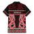 Kia Ora New Zealand Family Matching Mermaid Dress and Hawaiian Shirt Maori Language Week Whero Taniko Motif - Polynesian Pride