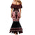 Kia Ora New Zealand Family Matching Mermaid Dress and Hawaiian Shirt Maori Language Week Whero Taniko Motif - Polynesian Pride