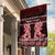 Kia Ora New Zealand Garden Flag Maori Language Week Whero Taniko Motif - Polynesian Pride
