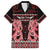 Kia Ora New Zealand Hawaiian Shirt Maori Language Week Whero Taniko Motif - Polynesian Pride