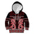 Kia Ora New Zealand Kid Hoodie Maori Language Week Whero Taniko Motif - Polynesian Pride