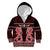 Kia Ora New Zealand Kid Hoodie Maori Language Week Whero Taniko Motif - Polynesian Pride