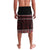Kia Ora New Zealand Lavalava Maori Language Week Whero Taniko Motif - Polynesian Pride
