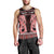 Kia Ora New Zealand Men Tank Top Maori Language Week Whero Taniko Motif - Polynesian Pride