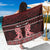 Kia Ora New Zealand Sarong Maori Language Week Whero Taniko Motif - Polynesian Pride