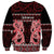 Kia Ora New Zealand Sweatshirt Maori Language Week Whero Taniko Motif - Polynesian Pride