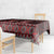 Kia Ora New Zealand Tablecloth Maori Language Week Whero Taniko Motif - Polynesian Pride