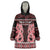 Kia Ora New Zealand Wearable Blanket Hoodie Maori Language Week Whero Taniko Motif - Polynesian Pride