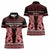 Kia Ora New Zealand Women Polo Shirt Maori Language Week Whero Taniko Motif - Polynesian Pride