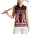 Kia Ora New Zealand Women Sleeveless Polo Shirt Maori Language Week Whero Taniko Motif - Polynesian Pride