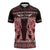 Kia Ora New Zealand Zipper Polo Shirt Maori Language Week Whero Taniko Motif - Polynesian Pride