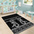 Kia Ora New Zealand Area Rug Maori Language Week Pango Taniko Motif - Polynesian Pride