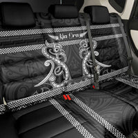 Kia Ora New Zealand Back Car Seat Cover Maori Language Week Pango Taniko Motif - Polynesian Pride