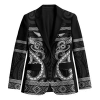 Kia Ora New Zealand Blazer Maori Language Week Pango Taniko Motif - Polynesian Pride