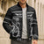 Kia Ora New Zealand Bomber Puffer Jacket Maori Language Week Pango Taniko Motif - Polynesian Pride