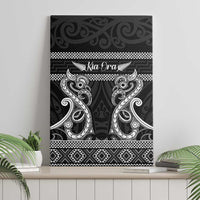 Kia Ora New Zealand Canvas Wall Art Maori Language Week Pango Taniko Motif - Polynesian Pride