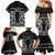 Kia Ora New Zealand Family Matching Mermaid Dress and Hawaiian Shirt Maori Language Week Pango Taniko Motif - Polynesian Pride