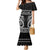 Kia Ora New Zealand Family Matching Mermaid Dress and Hawaiian Shirt Maori Language Week Pango Taniko Motif - Polynesian Pride