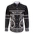 Kia Ora New Zealand Family Matching Off Shoulder Short Dress and Hawaiian Shirt Maori Language Week Pango Taniko Motif - Polynesian Pride
