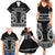 Kia Ora New Zealand Family Matching Summer Maxi Dress and Hawaiian Shirt Maori Language Week Pango Taniko Motif - Polynesian Pride