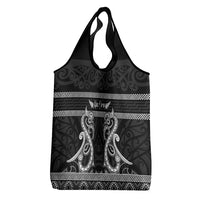 Kia Ora New Zealand Grocery Bag Maori Language Week Pango Taniko Motif - Polynesian Pride