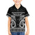 Kia Ora New Zealand Kid Hawaiian Shirt Maori Language Week Pango Taniko Motif - Polynesian Pride