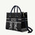 Kia Ora New Zealand Leather Bag Maori Language Week Pango Taniko Motif - Polynesian Pride
