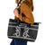 Kia Ora New Zealand Leather Tote Bag Maori Language Week Pango Taniko Motif - Polynesian Pride