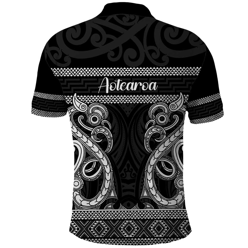 Kia Ora New Zealand Polo Shirt Maori Language Week Pango Taniko Motif - Polynesian Pride
