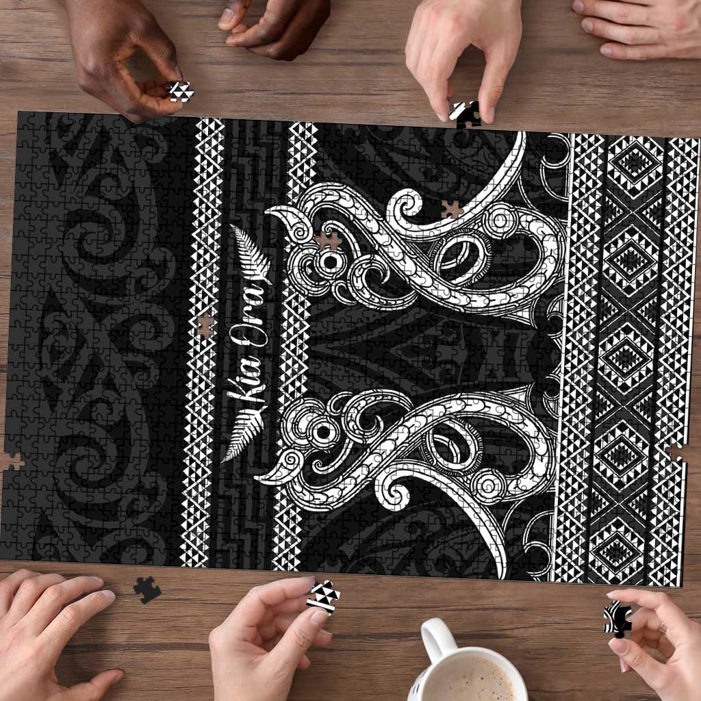 Kia Ora New Zealand Puzzle Maori Language Week Pango Taniko Motif - Polynesian Pride