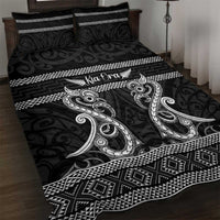 Kia Ora New Zealand Quilt Bed Set Maori Language Week Pango Taniko Motif - Polynesian Pride