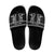 Kia Ora New Zealand Slide Sandals Maori Language Week Pango Taniko Motif - Polynesian Pride