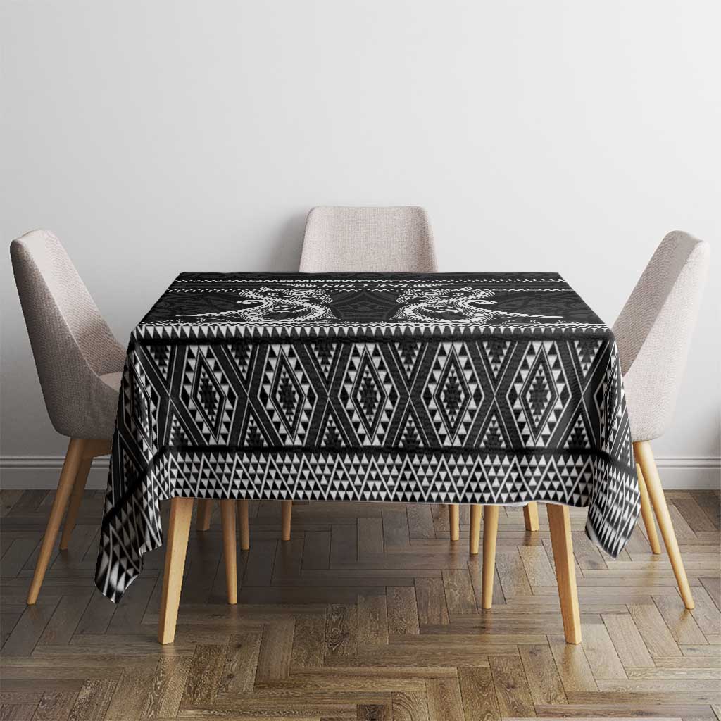 Kia Ora New Zealand Tablecloth Maori Language Week Pango Taniko Motif - Polynesian Pride