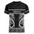 Kia Ora New Zealand Women V-Neck T-Shirt Maori Language Week Pango Taniko Motif - Polynesian Pride