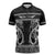Kia Ora New Zealand Zipper Polo Shirt Maori Language Week Pango Taniko Motif - Polynesian Pride