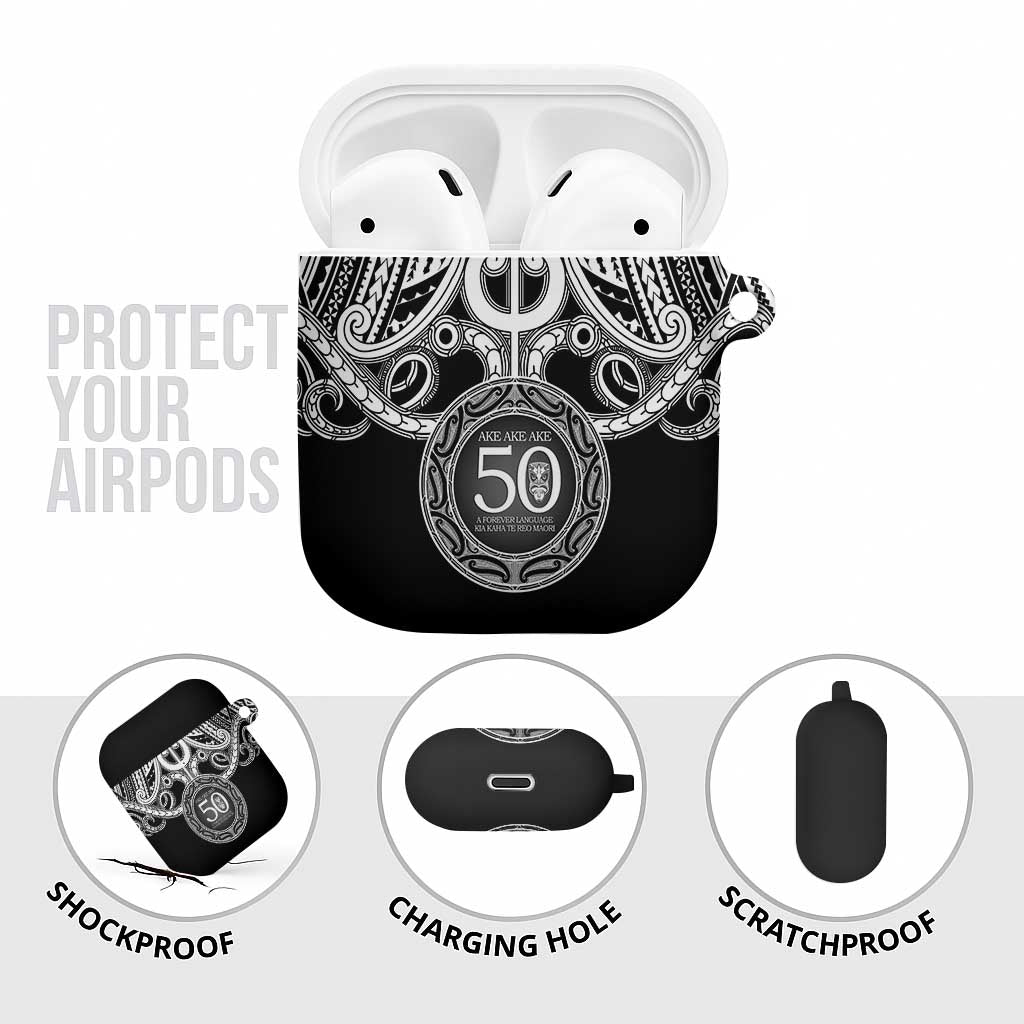 Kia Kaha Te Reo Maori New Zealand AirPods Case 50th Anniversary Ake Ake Ake - Polynesian Pride