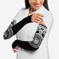 Kia Kaha Te Reo Maori New Zealand Arm Sleeves 50th Anniversary Ake Ake Ake - Polynesian Pride